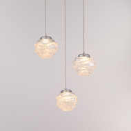 Подвесной светильник MD25030003-3A chrome/clear Подвесной светильник MD25030003-3A chrome/clear