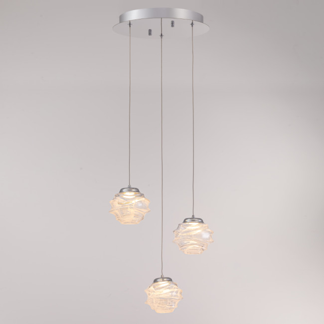 Подвесной светильник MD25030003-3A chrome/clear Подвесной светильник MD25030003-3A chrome/clear