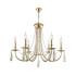 Подвесная люстра Crystal Lux Victoria SP6 Gold/Amber Подвесная люстра Crystal Lux Victoria SP6 Gold/Amber