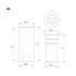 Светильник Arlight ART-PELURU-GROUND-R23-1W Warm3000 (GR, 30 deg, 24V) (IP67 Металл) 056634 Светильник Arlight ART-PELURU-GROUND-R23-1W Warm3000 (GR, 30 deg, 24V) (IP67 Металл) 056634