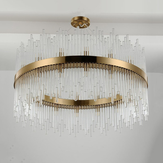 Подвесная люстра Delight Collection KR1209P-12 brass Подвесная люстра Delight Collection KR1209P-12 brass
