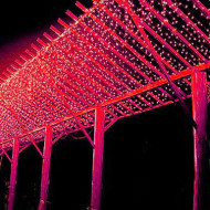 Светодиодная гирлянда (07940) Uniel занавес 220V красный ULD-N2520-240/DTA RED IP20