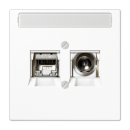 Розетка Smart TV Jung MMDLS4521WW