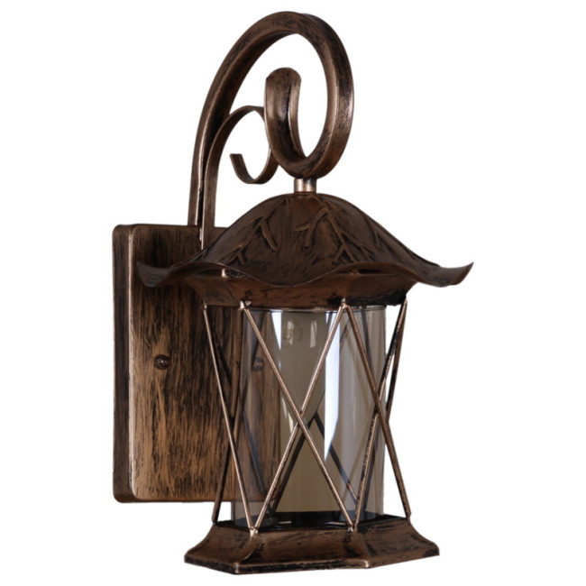 Уличный настенный светильник Reluce 08281-9.2-001U BKG Уличный настенный светильник Reluce 08281-9.2-001U BKG