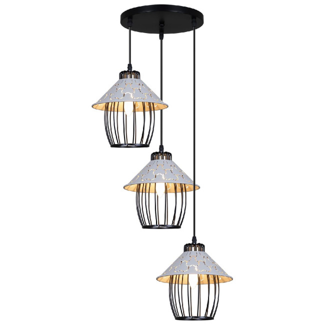 Подвесной светильник Reluce 02513-0.9-03 BK+WH Подвесной светильник Reluce 02513-0.9-03 BK+WH