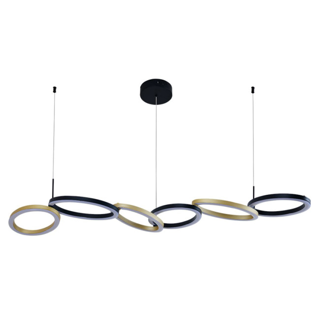 Подвесной светильник Indigo Anello 14034/C/6P Black
