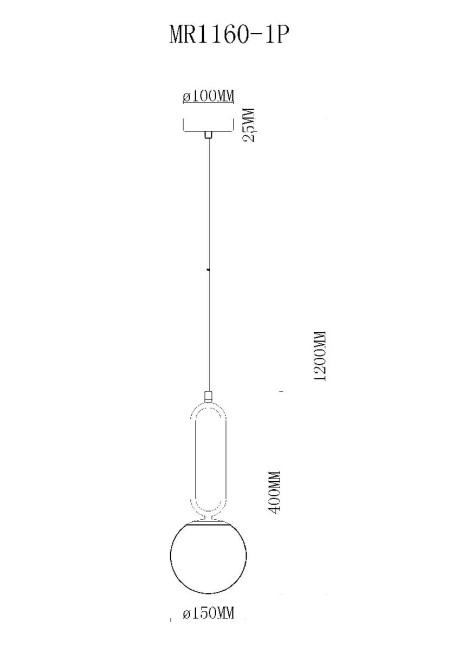 Подвесной светильник MyFar Pierre MR1160-1P Подвесной светильник MyFar Pierre MR1160-1P