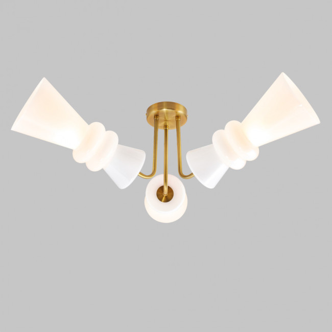 Потолочная люстра IMEX Bloom MD.9345-3-S-BR Потолочная люстра IMEX Bloom MD.9345-3-S-BR