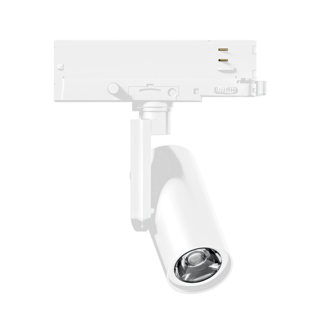 Трековый трехфазный светильник Arlight LGD-ARTIFACT-4TR-R65-18W Warm3000-MIX (WH, 20 deg, DALI, 230V) (IP20 Металл) 057111