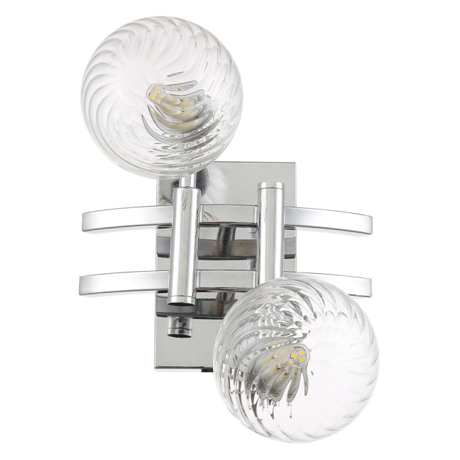 Бра Crystal Lux LUXURY AP2 CHROME Бра Crystal Lux LUXURY AP2 CHROME