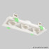 Встраиваемый светильник Crystal Lux CLT 069C3 WH Встраиваемый светильник Crystal Lux CLT 069C3 WH