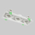 Встраиваемый светильник Crystal Lux CLT 069C3 WH Встраиваемый светильник Crystal Lux CLT 069C3 WH