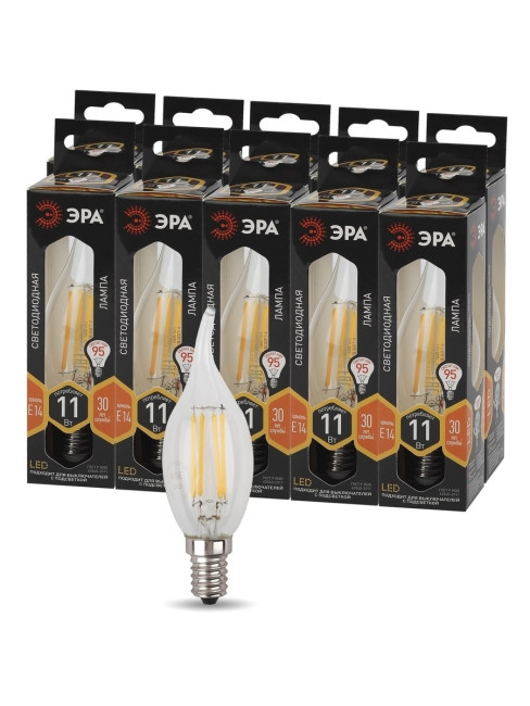 Лампа светодиодная Эра E14 11W 2700K F-LED BXS-11W-827-E14 Б0047001