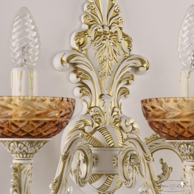 Бра Bohemia Ivele Crystal AL7901B15/3/175 A WMG P Amber/M-1F Бра Bohemia Ivele Crystal AL7901B15/3/175 A WMG P Amber/M-1F