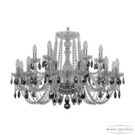 Подвесная люстра Bohemia Ivele Crystal 1402/12+6/300 Ni K731 Подвесная люстра Bohemia Ivele Crystal 1402/12+6/300 Ni K731