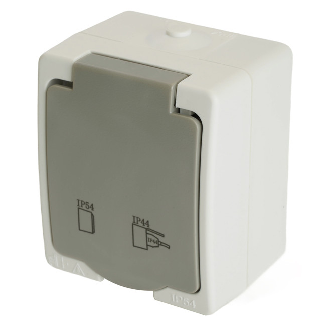 Розетка одноместная с крышкой Stekker PST16-21-54 Велена 49727 Розетка одноместная с крышкой Stekker PST16-21-54 Велена 49727