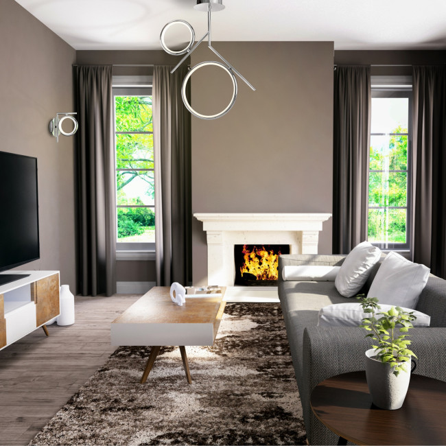 Подвесной светодиодный светильник Mantra Olimpia Cromo 6593 Подвесной светодиодный светильник Mantra Olimpia Cromo 6593