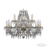 Подвесная люстра Bohemia Ivele Crystal 1410/10+5/240 G V0300 R731 Подвесная люстра Bohemia Ivele Crystal 1410/10+5/240 G V0300 R731