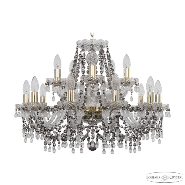 Подвесная люстра Bohemia Ivele Crystal 1410/10+5/240 G V0300 R731