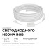 Комплект светодиодного неона Apeyron 220В, 6Вт/м, RGB, smd5050, 80д/м 10м IP65, с аксессуарами (контроллер, заглушка, крепеж - 10шт) 10-108