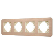 Рамка на 4 поста алюминиевая Arlight FRM-AKIRY-AL-4-GD 049733