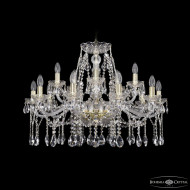 Подвесная люстра Bohemia Ivele Crystal 1413/10+5/300 G