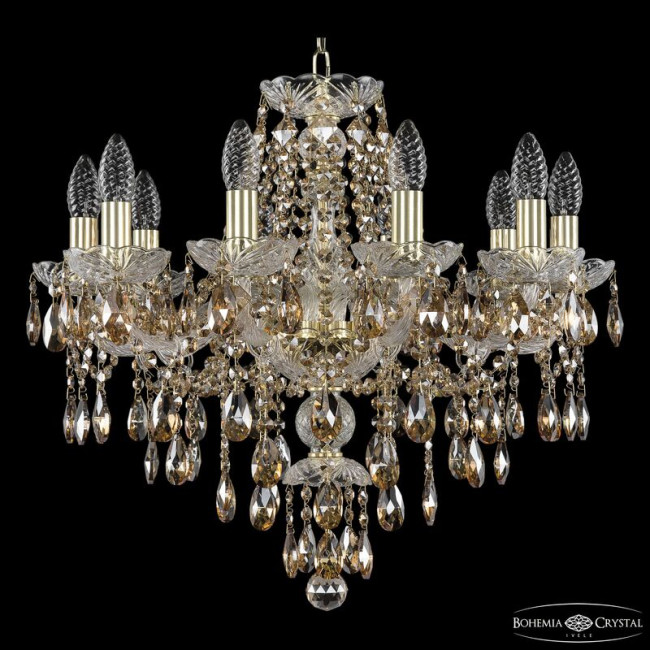 Подвесная люстра Bohemia Ivele Crystal 1415/10/200 G R721 Подвесная люстра Bohemia Ivele Crystal 1415/10/200 G R721