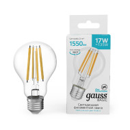 Светодиодная филаментная лампа Gauss Basic Filament E27 17W 4100K 10212272 Светодиодная филаментная лампа Gauss Basic Filament E27 17W 4100K 10212272