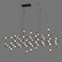 Подвесная люстра Delight Collection Molecular 55 black/gold
