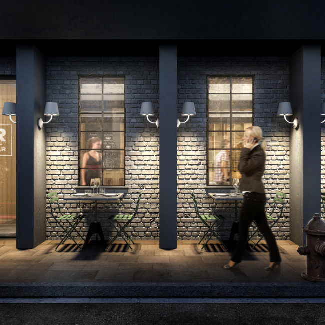 Уличный настенный светильник DesignLed W-17910-7-GR-WW 007615