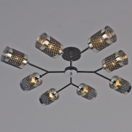 Люстра на штанге Reluce 01405-3.3-08B BK+CR