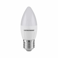 Лампа светодиодная Elektrostandard E27 6W 6500K свеча матовая 4690389056413 Лампа светодиодная Elektrostandard E27 6W 6500K свеча матовая 4690389056413