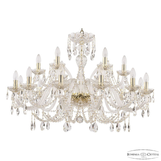 Подвесная люстра Bohemia Ivele Crystal 105/12+6/360 G Подвесная люстра Bohemia Ivele Crystal 105/12+6/360 G