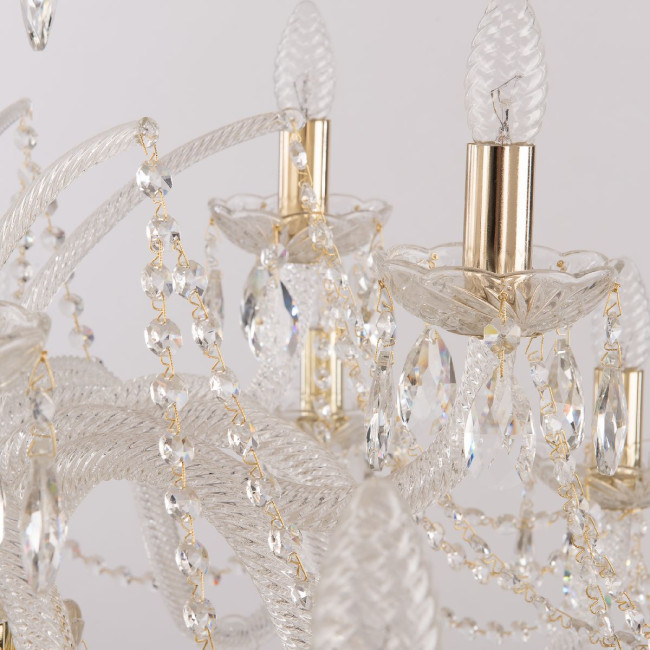 Подвесная люстра Bohemia Ivele Crystal 105/12+6/360 G Подвесная люстра Bohemia Ivele Crystal 105/12+6/360 G