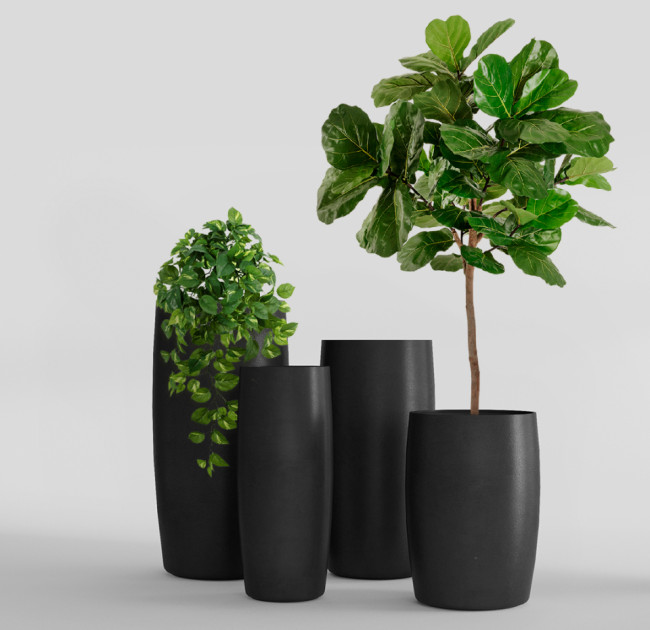 Кашпо CIGAR NERO Кашпо CIGAR NERO