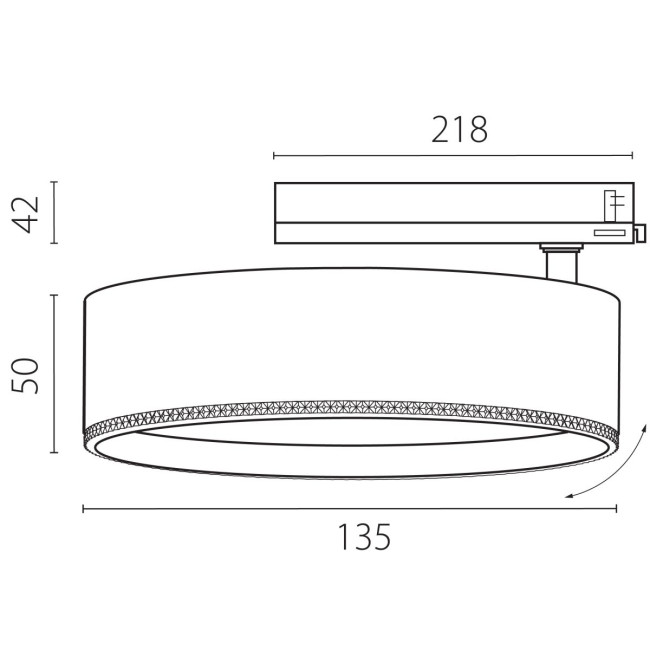 Трековый трехфазный светильник Quattro LED с управлением TRIAC Lightstar Alta Pro A5746TRIAC Трековый трехфазный светильник Quattro LED с управлением TRIAC Lightstar Alta Pro A5746TRIAC