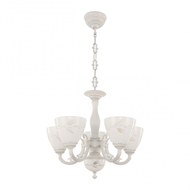 Подвесная люстра Arte Milano 343659/5 WT+SL Подвесная люстра Arte Milano 343659/5 WT+SL