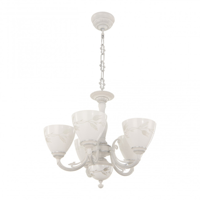Подвесная люстра Arte Milano 343659/5 WT+SL Подвесная люстра Arte Milano 343659/5 WT+SL