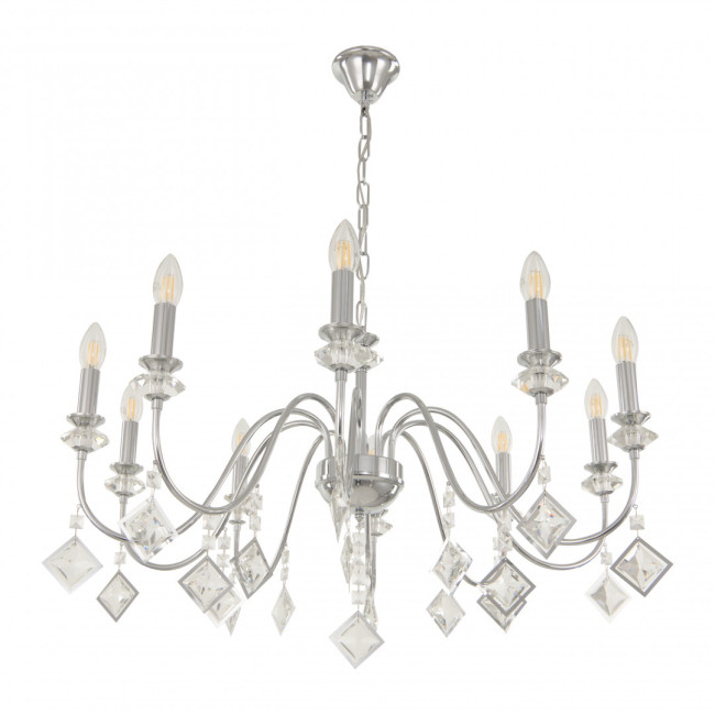 Подвесная люстра Arte Milano 342101/10 CR Подвесная люстра Arte Milano 342101/10 CR