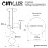 Каскадная люстра Citilux Orton CL202163 Каскадная люстра Citilux Orton CL202163