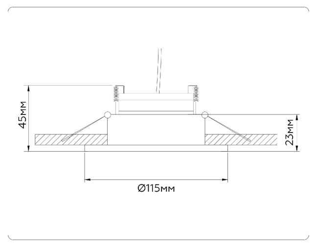 Встраиваемый светильник Ambrella Light GX Standard Tech Techno Spot TN51911 Встраиваемый светильник Ambrella Light GX Standard Tech Techno Spot TN51911