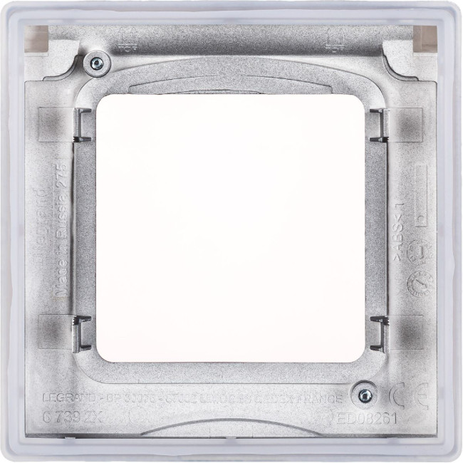 Рамка с защитной крышкой Legrand Inspiria 673923 Рамка с защитной крышкой Legrand Inspiria 673923