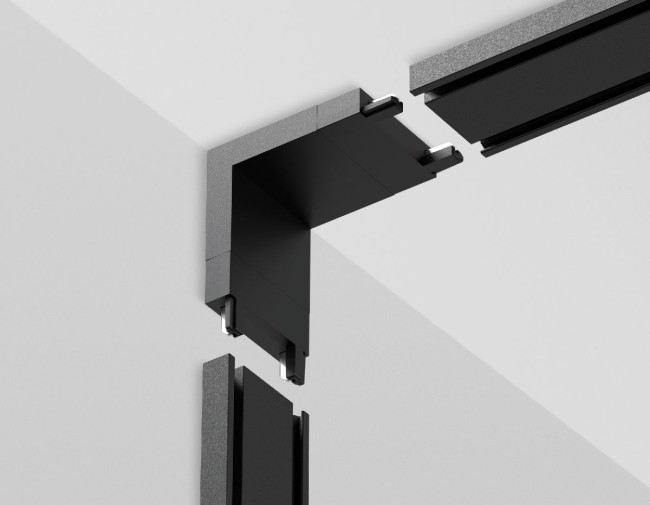 Коннектор угловой для шинопровода Ambrella Light Track System GV1104 Коннектор угловой для шинопровода Ambrella Light Track System GV1104