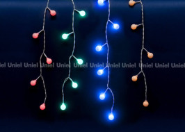 Светодиодная гирлянда (11130) Uniel занавес Радуга 220V разноцветный ULD-E2405-100/DTA MULTI IP20 RAINBOW