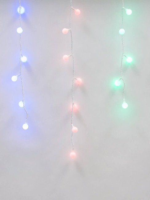 Светодиодная гирлянда (11130) Uniel занавес Радуга 220V разноцветный ULD-E2405-100/DTA MULTI IP20 RAINBOW