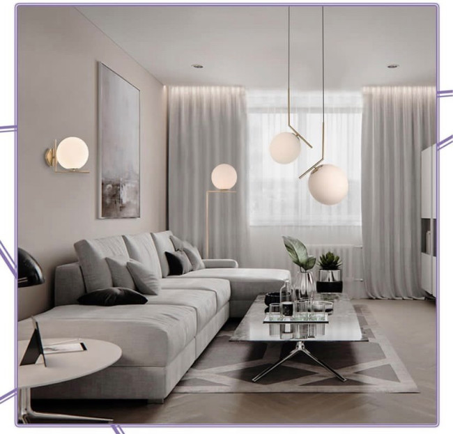 Подвесной светильник Elvan PD-4457L/1-E14-Gl