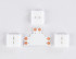Соединитель T для светодиодной ленты 5050 12/24V (2 конт.) GS6951 (5шт) Ambrella Light Illumination GS6951 Соединитель T для светодиодной ленты 5050 12/24V (2 конт.) GS6951 (5шт) Ambrella Light Illumination GS6951