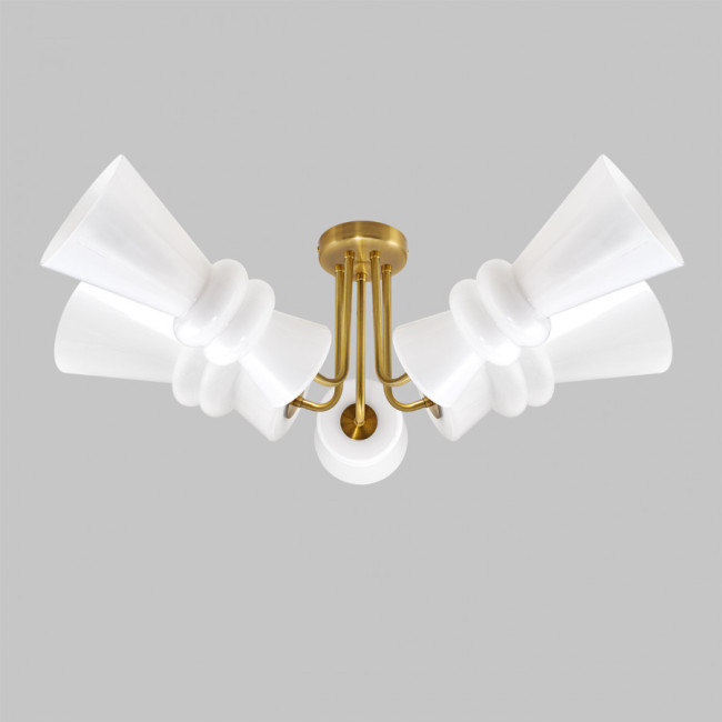 Потолочная люстра IMEX Bloom MD.9345-5-S-BR Потолочная люстра IMEX Bloom MD.9345-5-S-BR