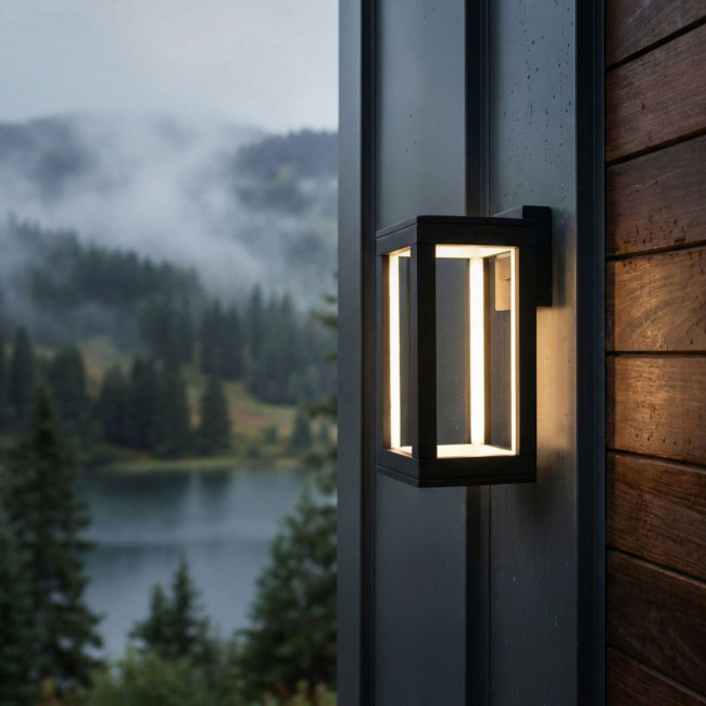 Уличный настенный светильник Elektrostandard Frame 1527 TECHNO LED черный 4690389219108 a072090 Уличный настенный светильник Elektrostandard Frame 1527 TECHNO LED черный 4690389219108 a072090