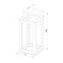 Уличный настенный светильник Elektrostandard Frame 1527 TECHNO LED черный 4690389219108 a072090 Уличный настенный светильник Elektrostandard Frame 1527 TECHNO LED черный 4690389219108 a072090